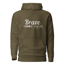 Load image into Gallery viewer, BRAVE AND STRONG Unisex Hoodie