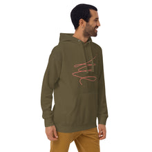 Load image into Gallery viewer, MODERN ART RED SWIRL Unisex Hoodie