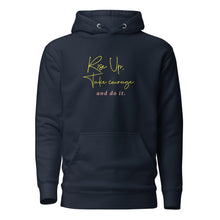 Load image into Gallery viewer, RISE UP TAKE COURAGE Unisex Hoodie