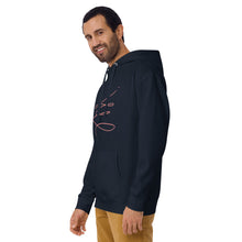 Load image into Gallery viewer, MODERN ART RED SWIRL Unisex Hoodie