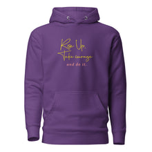 Load image into Gallery viewer, RISE UP TAKE COURAGE Unisex Hoodie