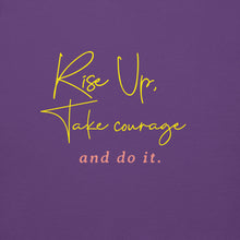 Load image into Gallery viewer, RISE UP TAKE COURAGE Unisex Hoodie