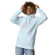Load image into Gallery viewer, MODERN ART RED SWIRL Unisex Hoodie