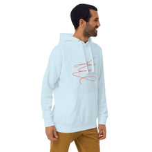 Load image into Gallery viewer, MODERN ART RED SWIRL Unisex Hoodie
