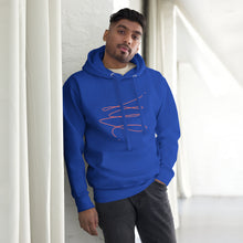 Load image into Gallery viewer, MODERN ART RED SWIRL Unisex Hoodie