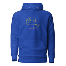 Load image into Gallery viewer, RISE UP TAKE COURAGE Unisex Hoodie