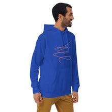 Load image into Gallery viewer, MODERN ART RED SWIRL Unisex Hoodie
