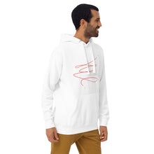 Load image into Gallery viewer, MODERN ART RED SWIRL Unisex Hoodie