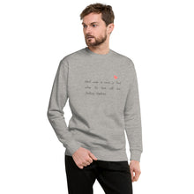 Load image into Gallery viewer, WORK LOVE Unisex Premium Sweatshirt