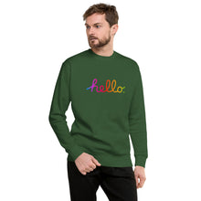 Load image into Gallery viewer, HELLO Unisex Premium Sweatshirt
