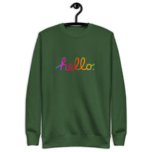 Load image into Gallery viewer, HELLO Unisex Premium Sweatshirt