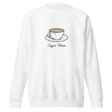 Load image into Gallery viewer, COFFEE PLEASE Unisex Premium Sweatshirt