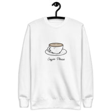 Load image into Gallery viewer, COFFEE PLEASE Unisex Premium Sweatshirt