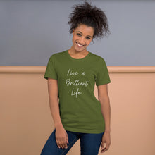 Load image into Gallery viewer, LIVE A BRILLIANT LIFE Unisex t-shirt
