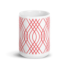 Load image into Gallery viewer, WHITE AND RED Mug