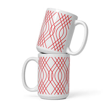 Load image into Gallery viewer, WHITE AND RED Mug