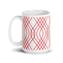 Load image into Gallery viewer, WHITE AND RED Mug