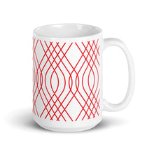 Load image into Gallery viewer, WHITE AND RED Mug