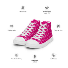 Load image into Gallery viewer, FRANCHESKA Women’s high top canvas shoes