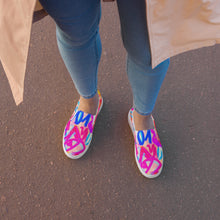 Load image into Gallery viewer, LOVE SONG Women’s slip-on canvas shoes