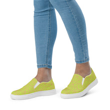 Load image into Gallery viewer, LE PLUME Women’s slip-on canvas shoes