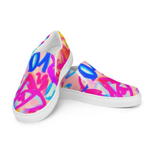 Load image into Gallery viewer, LOVE SONG Women’s slip-on canvas shoes