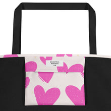 Load image into Gallery viewer, HEARTS Large Tote Bag