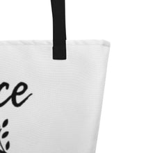 Load image into Gallery viewer, PEACE DOVE Large Tote Bag