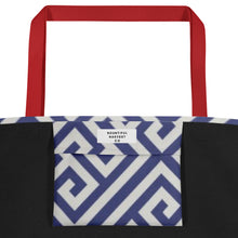 Load image into Gallery viewer, GREEK KEYS Large Tote Bag