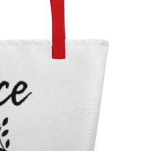Load image into Gallery viewer, PEACE DOVE Large Tote Bag