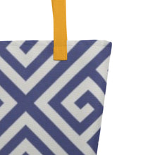 Load image into Gallery viewer, GREEK KEYS Large Tote Bag