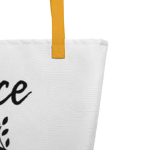 Load image into Gallery viewer, PEACE DOVE Large Tote Bag