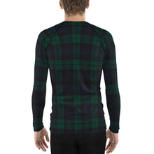 Load image into Gallery viewer, BLACKWATCH TARTAN PLAID Men's Rash Guard