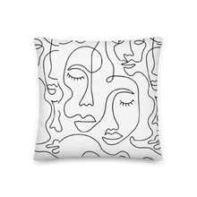 Load image into Gallery viewer, Modern Faces Pillow