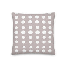 Load image into Gallery viewer, Taupe Dots Pillow