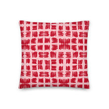 Load image into Gallery viewer, Love Letters Red Print Pillow