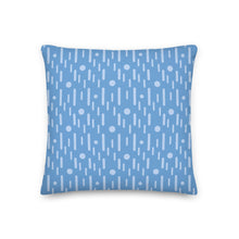 Load image into Gallery viewer, Atomic Blue Modern Print Pillow