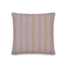 Load image into Gallery viewer, De Lis Grey Pillow
