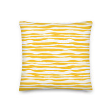 Load image into Gallery viewer, Golden Sunbeams Geo Waves Pillow