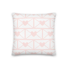 Load image into Gallery viewer, Love Letters Pink Print Pillow
