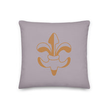 Load image into Gallery viewer, De Lis Grey Pillow