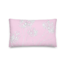 Load image into Gallery viewer, COASTAL Pink Floral Pillow