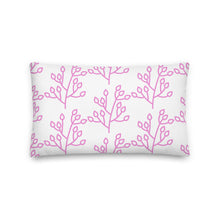 Load image into Gallery viewer, Festive Coral Pillow