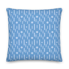 Load image into Gallery viewer, Atomic Blue Modern Print Pillow