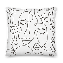Load image into Gallery viewer, Modern Faces Pillow