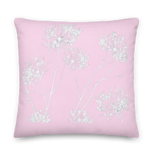 Load image into Gallery viewer, COASTAL Pink Floral Pillow