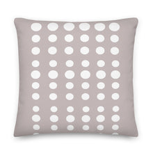 Load image into Gallery viewer, Taupe Dots Pillow