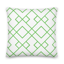 Load image into Gallery viewer, Mod Geo Green Pillow