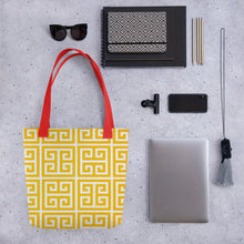 Load image into Gallery viewer, GREEK KEYS Tote bag