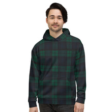 Load image into Gallery viewer, NAVY TARTAN Unisex Hoodie